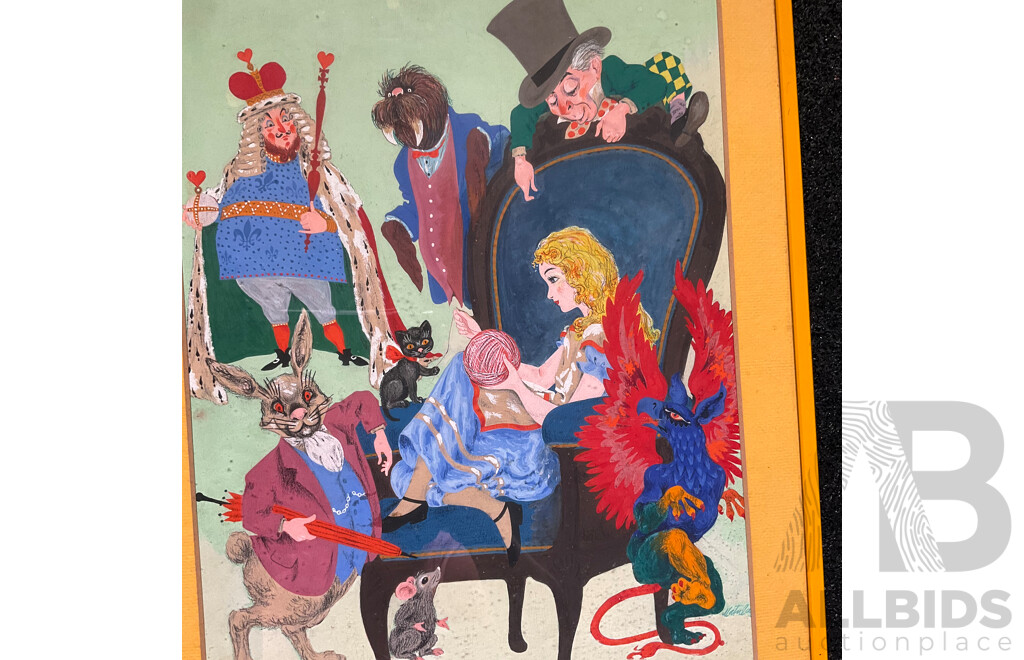 Artists Unknown, Collection of Original Artworks- Lot of 3