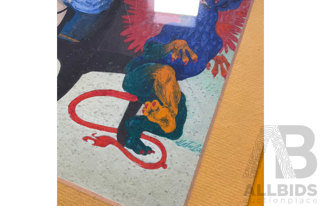 Artists Unknown, Collection of Original Artworks- Lot of 3