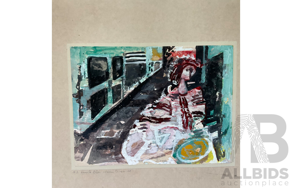 Artists Unknown, Collection of Original Artworks- Lot of 3