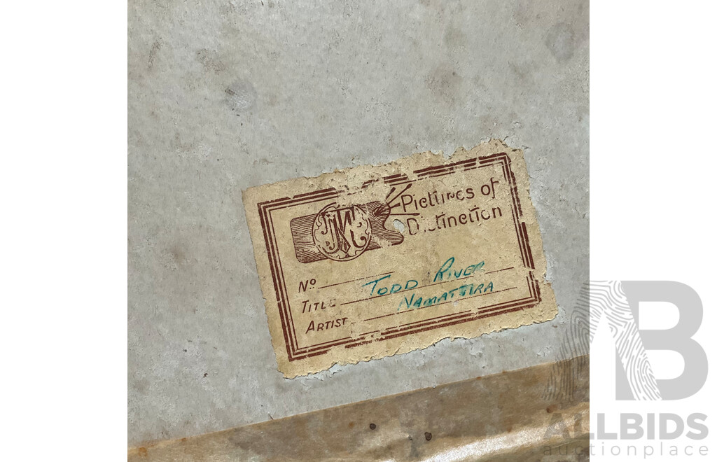 Vintage Albert Namatjira Print Together with Other Vintage Prints Including Renoir - Lot of 4