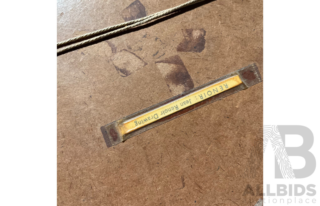 Vintage Albert Namatjira Print Together with Other Vintage Prints Including Renoir - Lot of 4