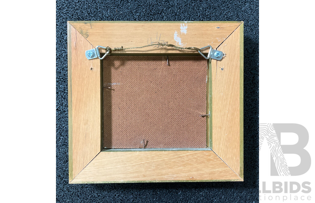 H. Nimmo ''Paddington''  Watercolor, 32 x 27 cm (frame), Lane ''Hunters Hill'' and ''Bailmain'' Oil on Board, 17 x 19 cm (frame) - Lot of 4