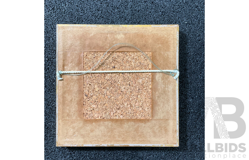 Alfama Lisboa ''Lisboa Portugal'' Hand Painted Milavale, 48 x 17 Cm (frame), 17 x 17.5 Cm (frame), 23 x 18 Cm (frame)