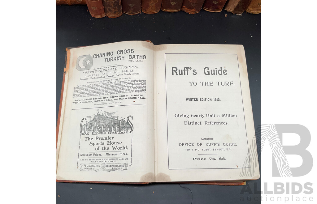 RUFF'S GUIDE to the TURF Book Collection - Lot of 25