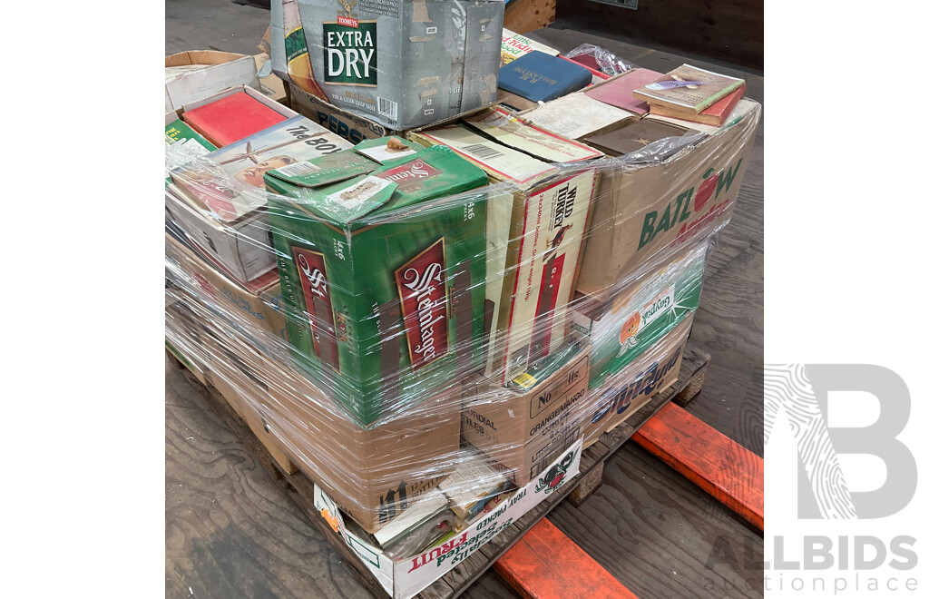One Full Pallet - Mystery Collection of Vintage Books