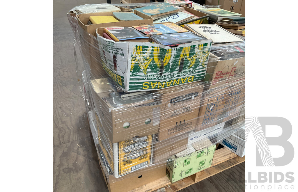 One Full Pallet - Mystery Collection of Vintage Books