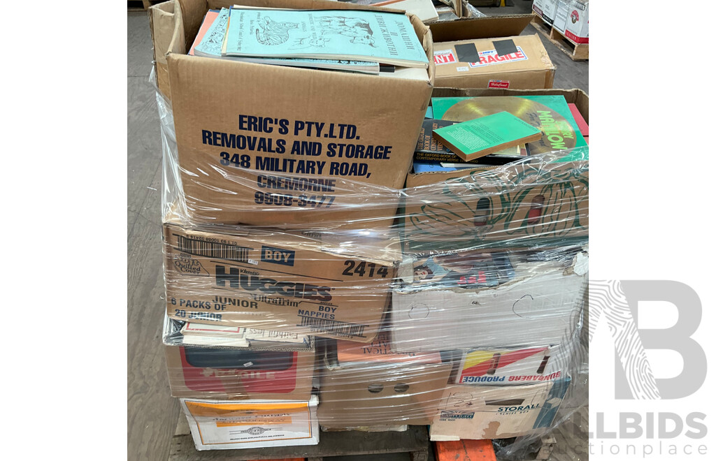 One Full Pallet - Mystery Collection of Vintage Books
