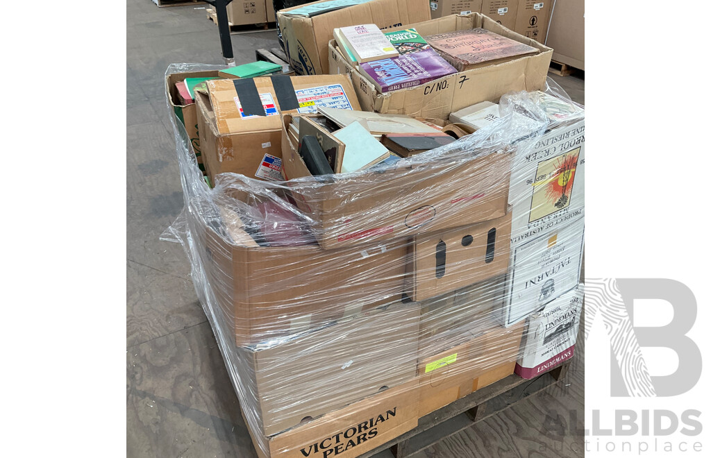 One Full Pallet - Mystery Collection of Vintage Books