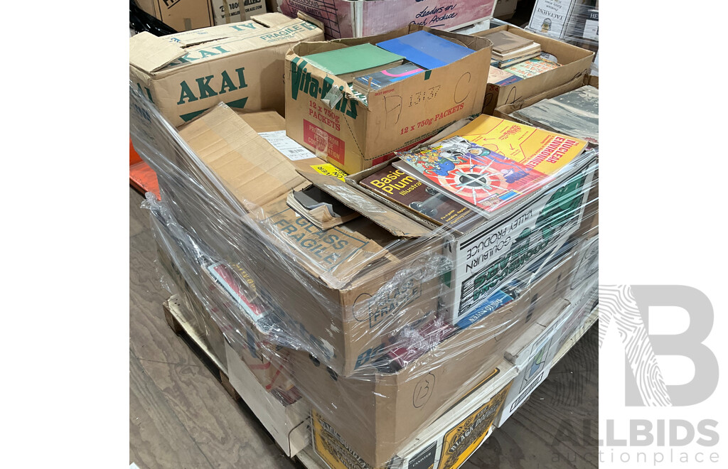 One Full Pallet - Mystery Collection of Vintage Books