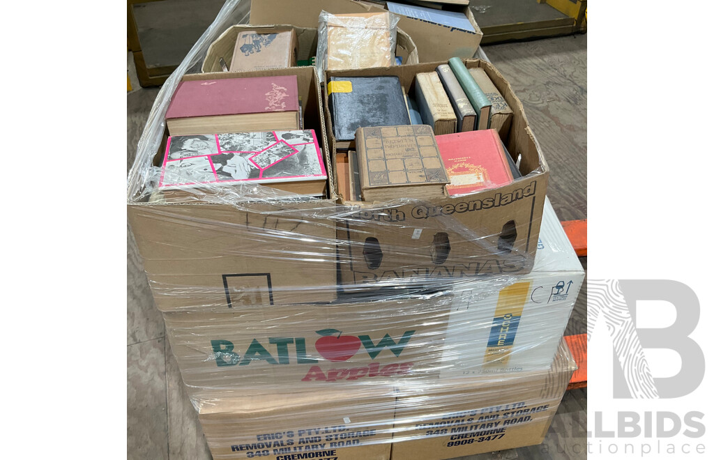 One Full Pallet - Mystery Collection of Vintage Books