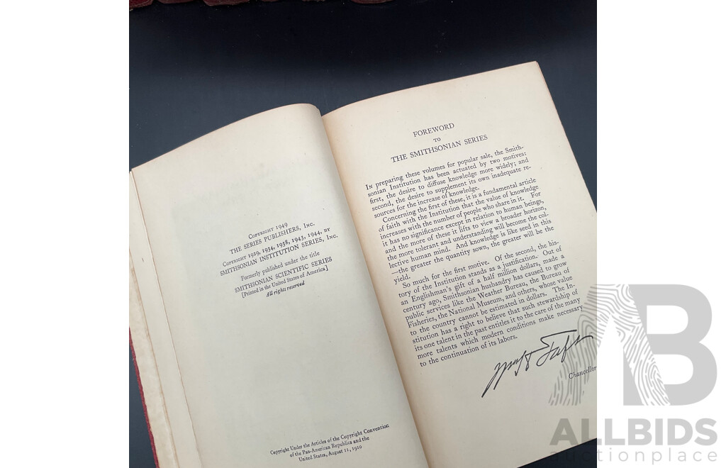Smithsonian Scientific Series 1934 - 12 Volume Complete Set
