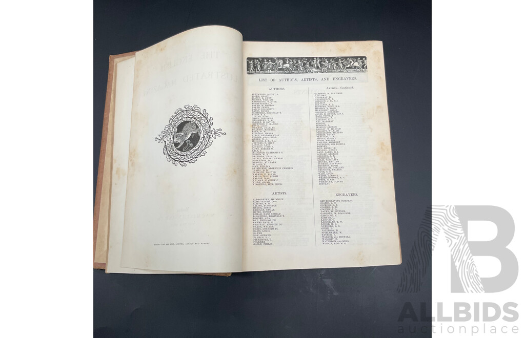 THE ENGLISH ILLUSTRATED MAGAZINE (1888-1889)
