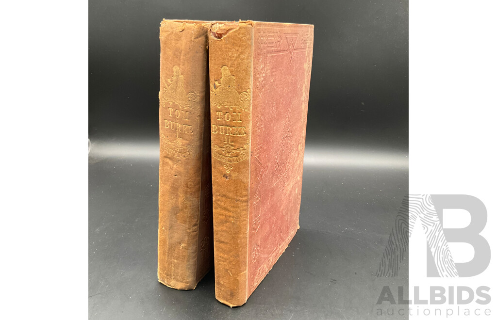 TOM BOURKE of ''OURS'' by Charles Lever 1st 1844 in Two Volumes