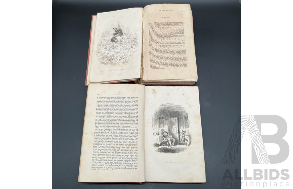 TOM BOURKE of ''OURS'' by Charles Lever 1st 1844 in Two Volumes