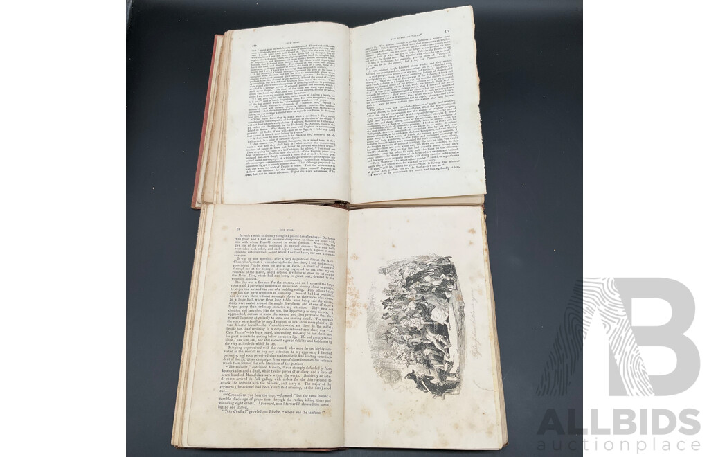 TOM BOURKE of ''OURS'' by Charles Lever 1st 1844 in Two Volumes