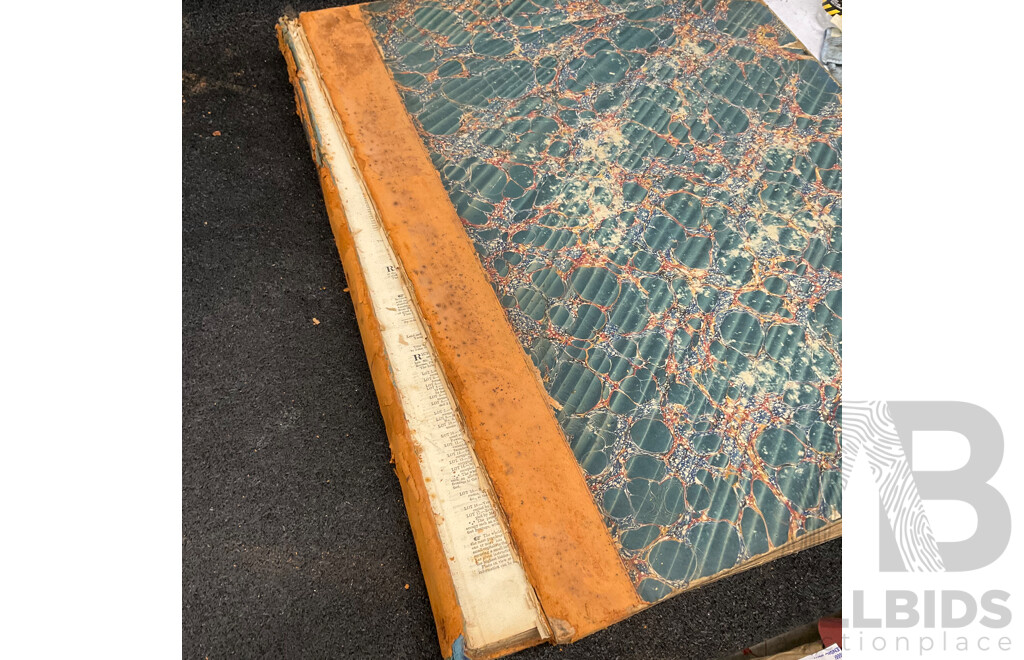 Antique Bound Volume of the Sydney Morning Herald - 2 / 1861
