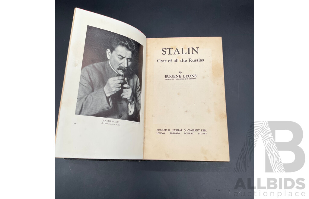 STALIN: Szar of All the Russias by Eugene Lyons