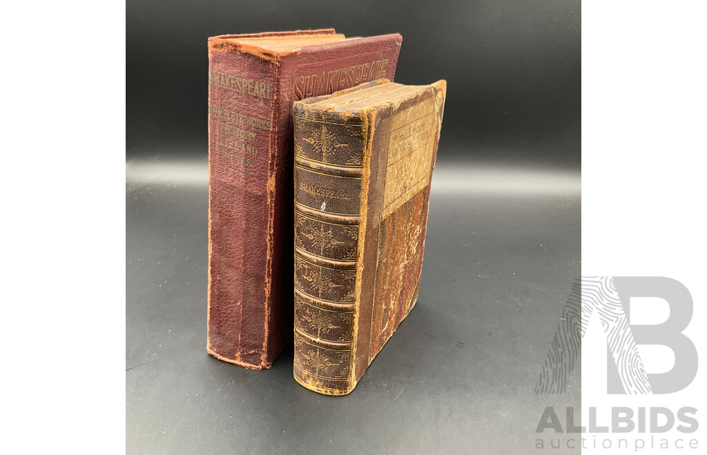 The Complete Works of WILLIAM SHAKESPEARE and The Works of WILLIAM SHAKESPEARE - Lot of 2