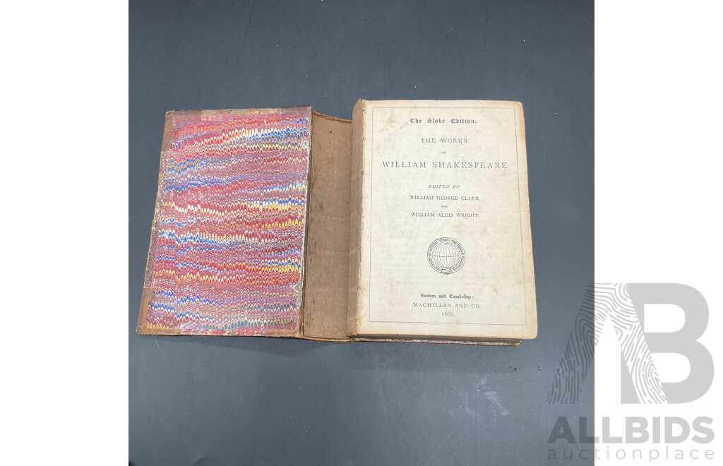 The Complete Works of WILLIAM SHAKESPEARE and The Works of WILLIAM SHAKESPEARE - Lot of 2