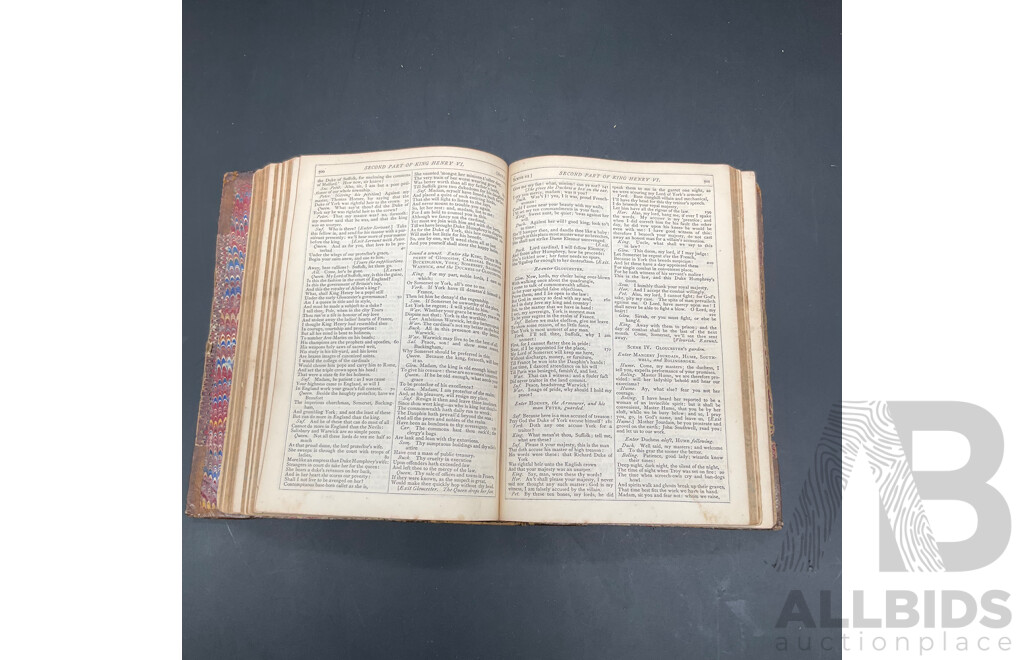 The Complete Works of WILLIAM SHAKESPEARE and The Works of WILLIAM SHAKESPEARE - Lot of 2