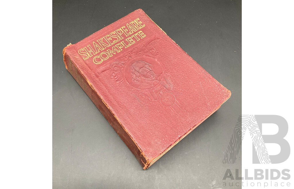 The Complete Works of WILLIAM SHAKESPEARE and The Works of WILLIAM SHAKESPEARE - Lot of 2