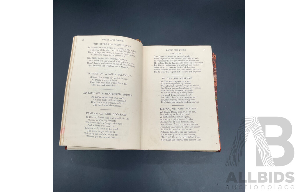The Poetical Works and Letters of ROBERT BURNS