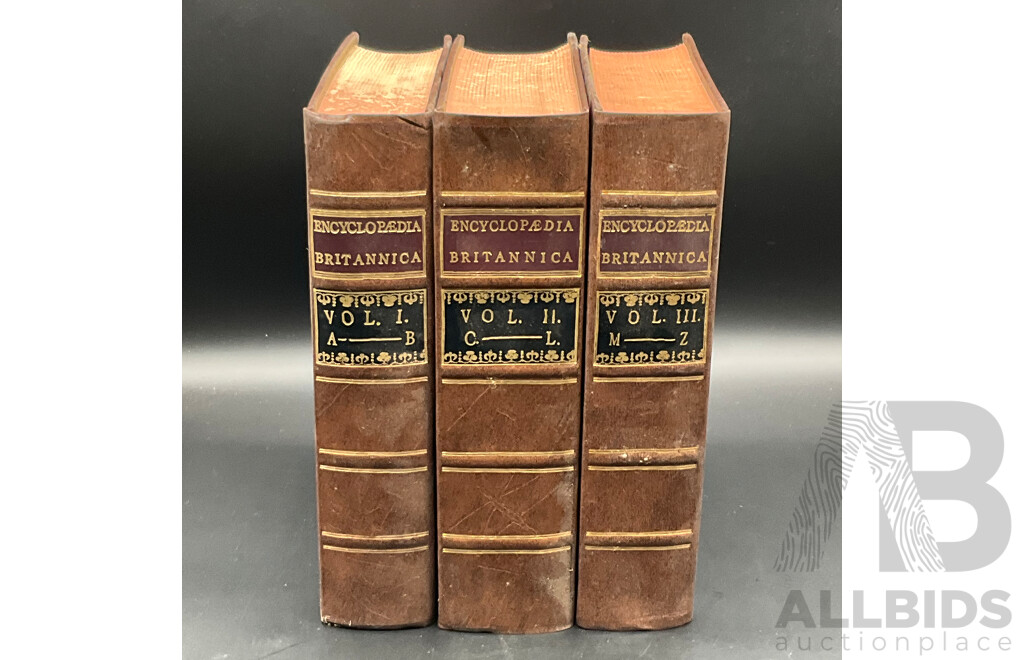 ENCYCLOPEDIA BRITANNICA Vol.I to Vol III.