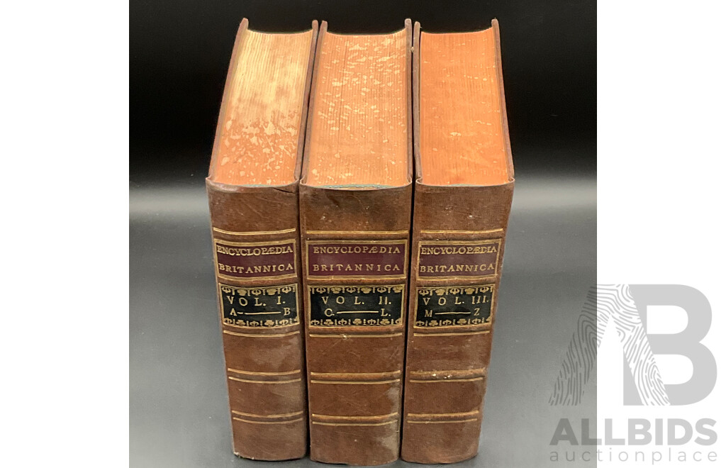 ENCYCLOPEDIA BRITANNICA Vol.I to Vol III.