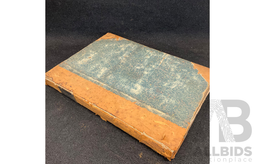 Antique Bound Volume of the Sydney Morning Herald - 3 / 1857