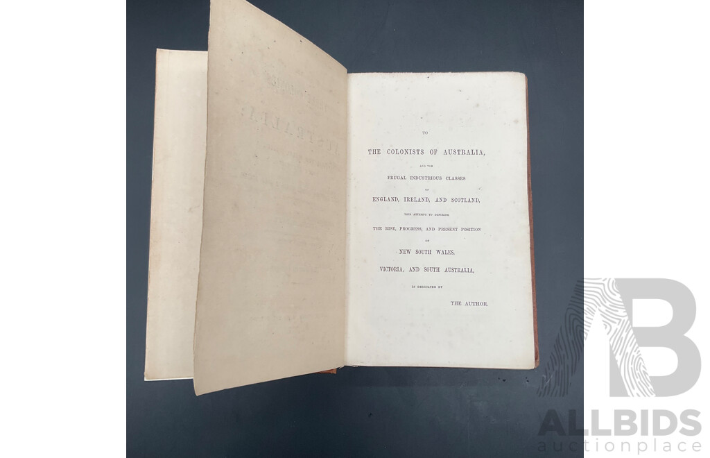 The THREE COLONIES of AUSTRALIA by Samuel Sidney