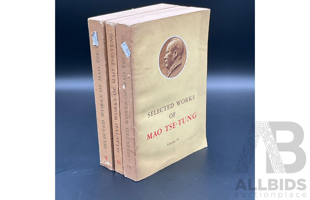 Selected Works of MAO TSE-TUNG, Volumes II to IV - Lot of 3
