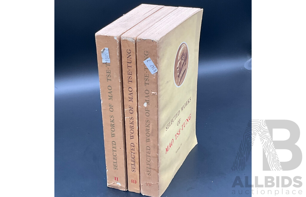 Selected Works of MAO TSE-TUNG, Volumes II to IV - Lot of 3