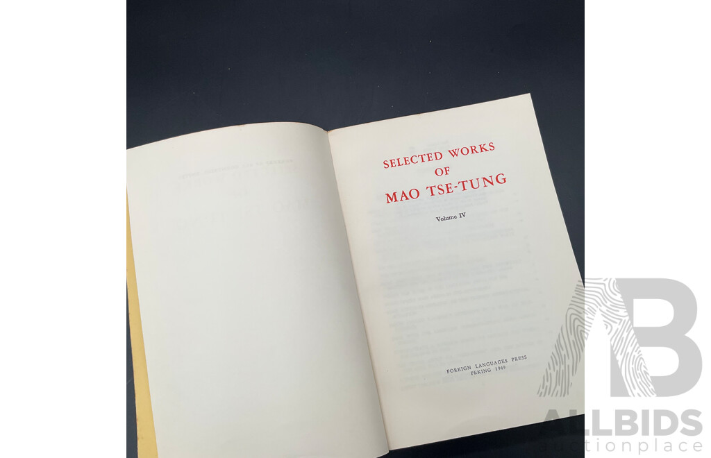 Selected Works of MAO TSE-TUNG, Volumes II to IV - Lot of 3