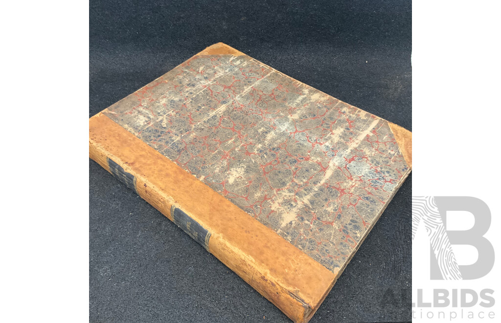 Antique Bound Volume of the Sydney Morning Herald - Jan - April 1865