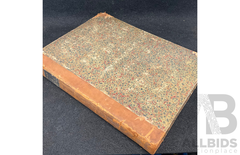 Antique Bound Volume of the Sydney Morning Herald - 2/1858