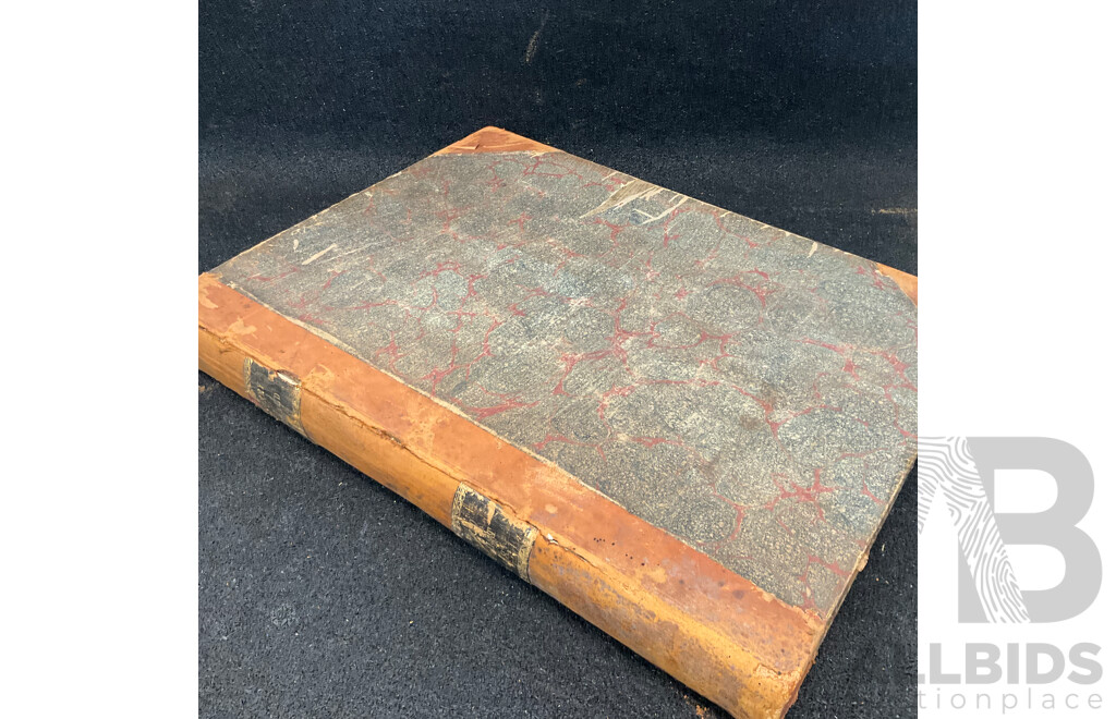 Antique Bound Volume of the Sydney Morning Herald - May to August/1868
