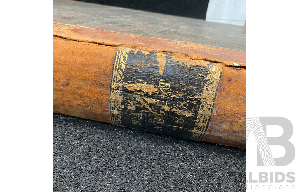 Antique Bound Volume of the Sydney Morning Herald - May to August/1868