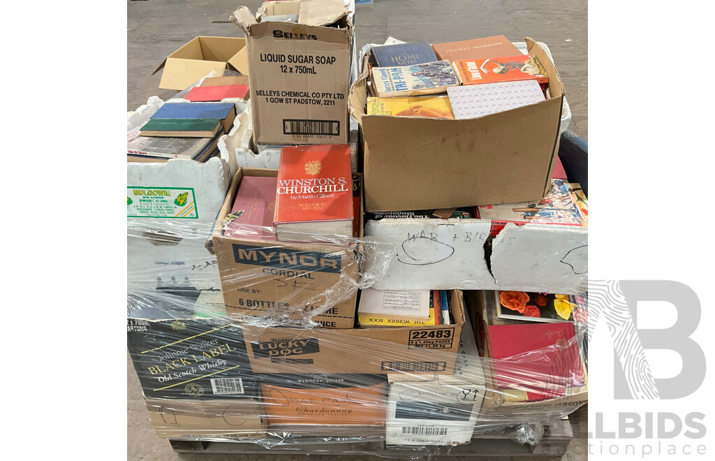 One Full Pallet - Mystery Collection of Vintage Books