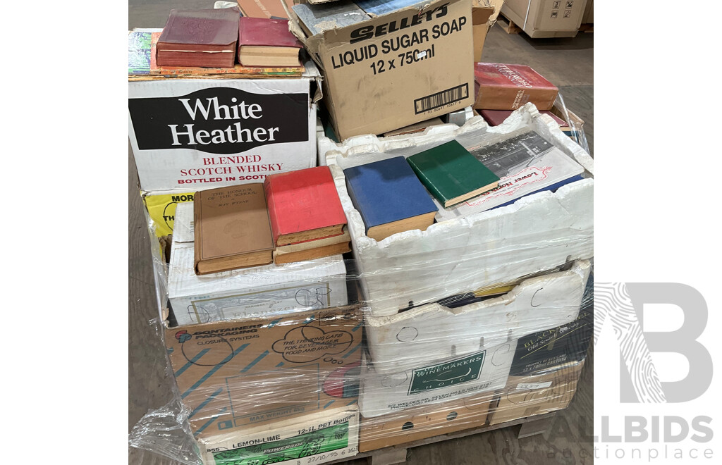One Full Pallet - Mystery Collection of Vintage Books