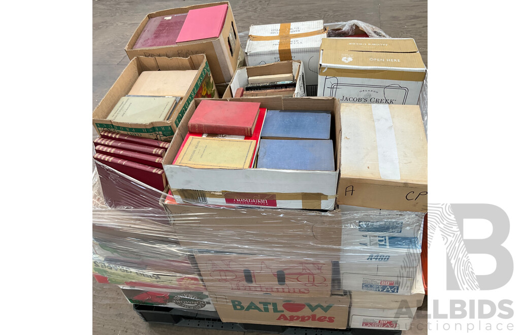 One Full Pallet - Mystery Collection of Vintage Books