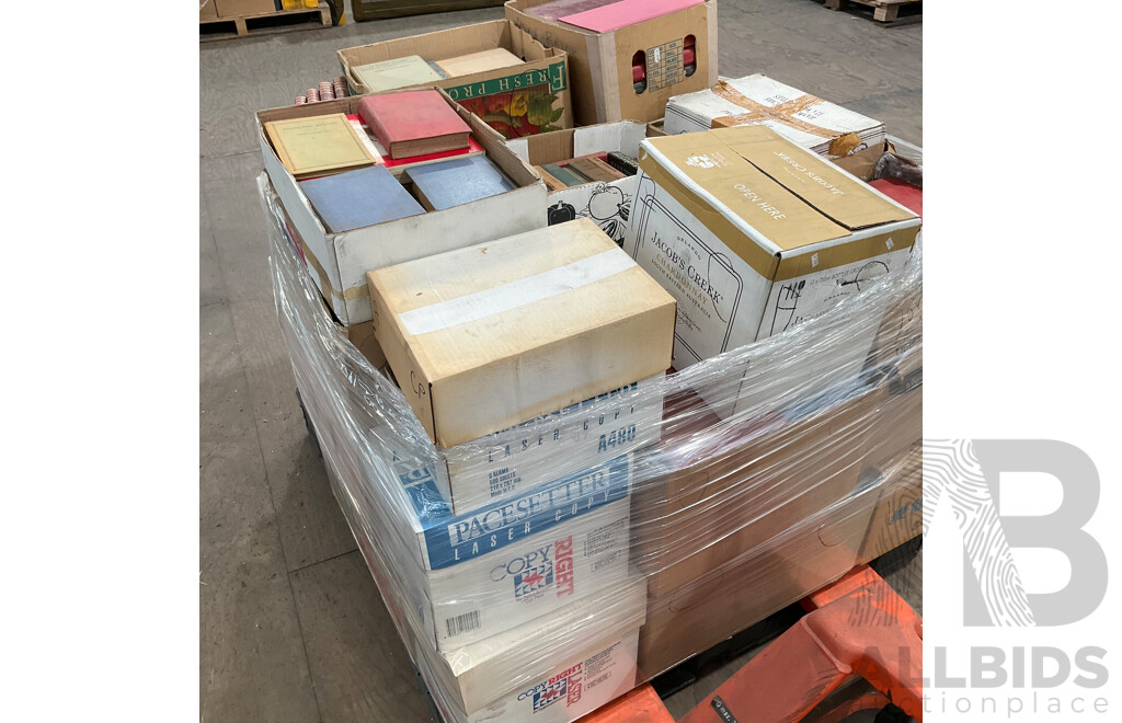 One Full Pallet - Mystery Collection of Vintage Books