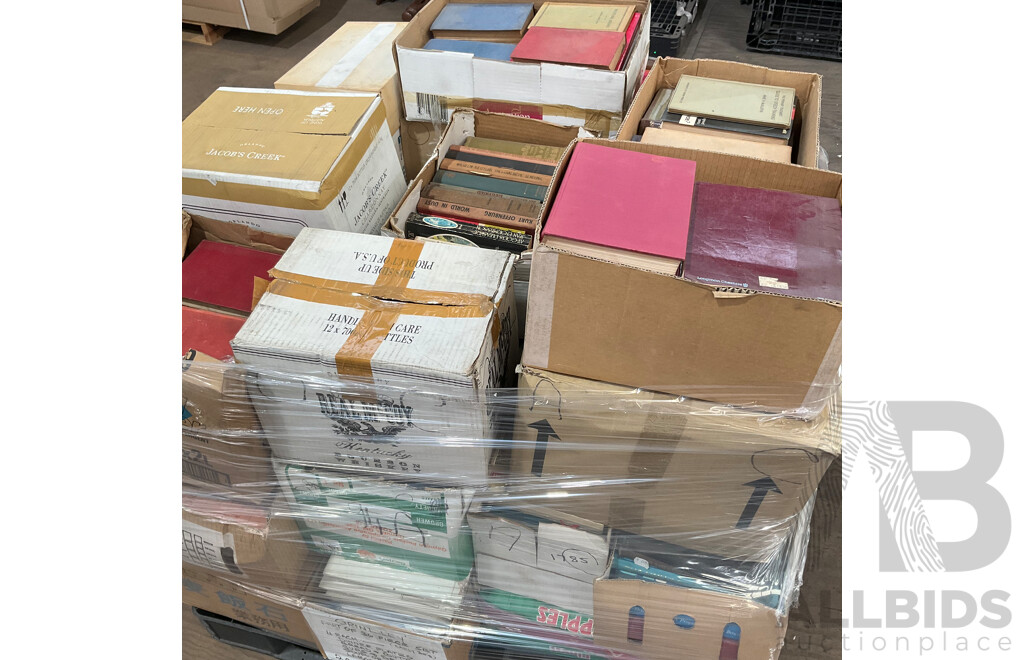 One Full Pallet - Mystery Collection of Vintage Books