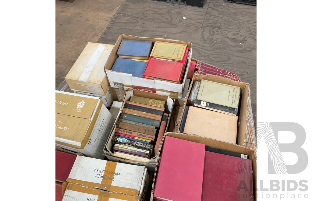 One Full Pallet - Mystery Collection of Vintage Books