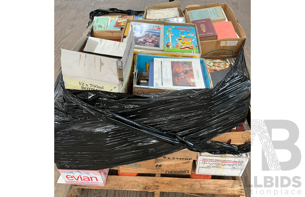 One Full Pallet - Mystery Collection of Vintage Books