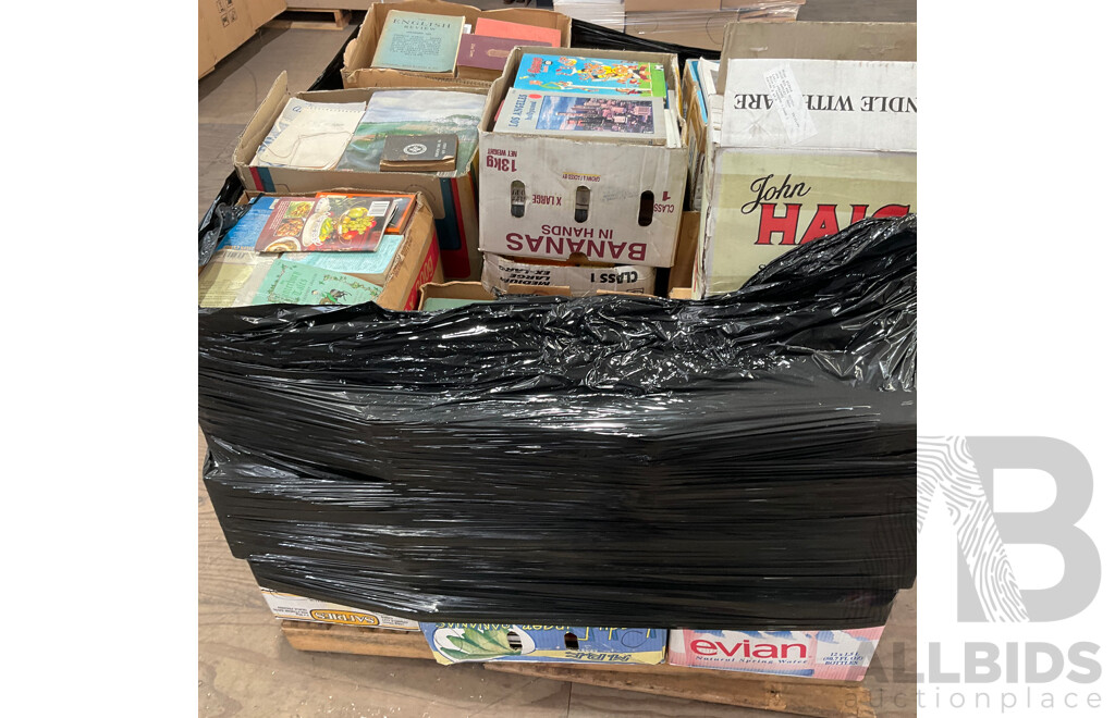 One Full Pallet - Mystery Collection of Vintage Books