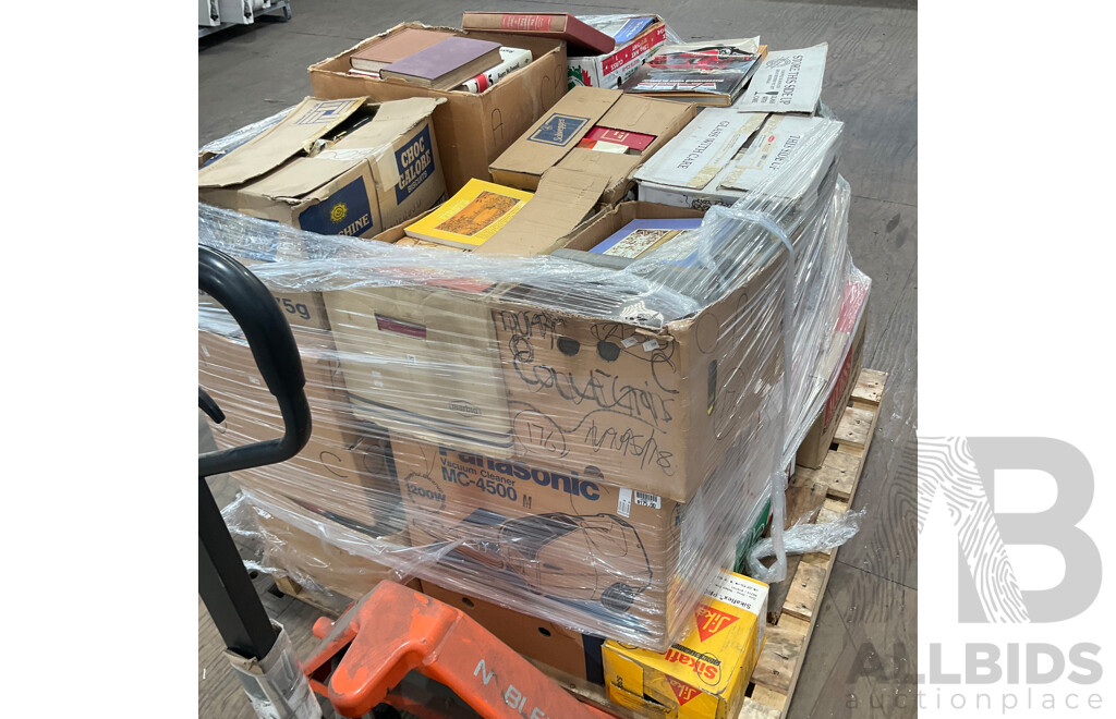 One Full Pallet - Mystery Collection of Vintage Books
