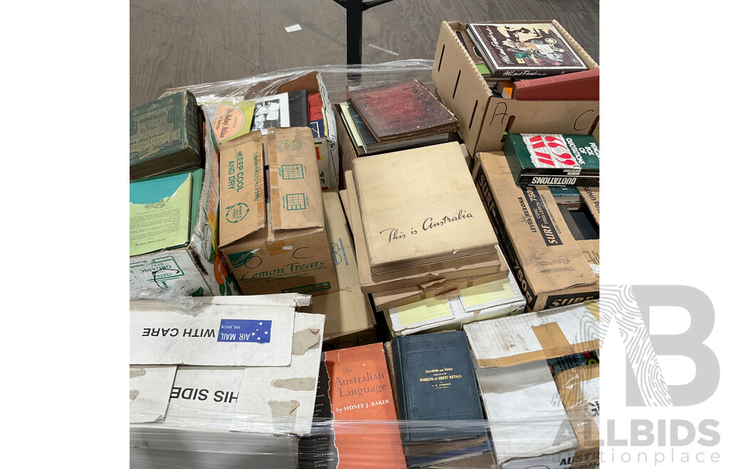 One Full Pallet - Mystery Collection of Vintage Books