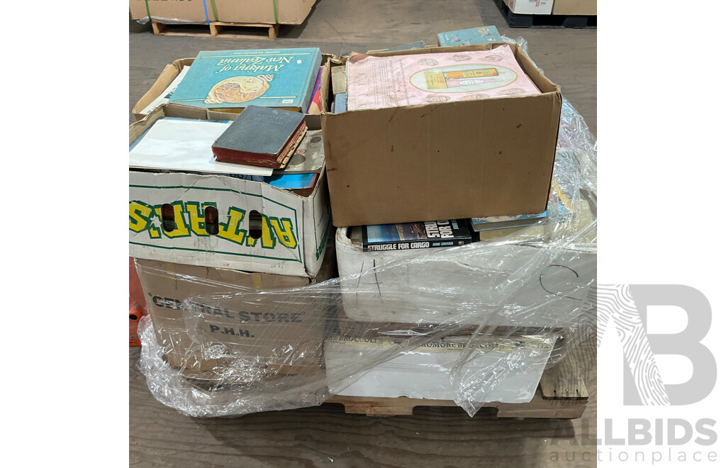 One Full Pallet - Mystery Collection of Vintage Books