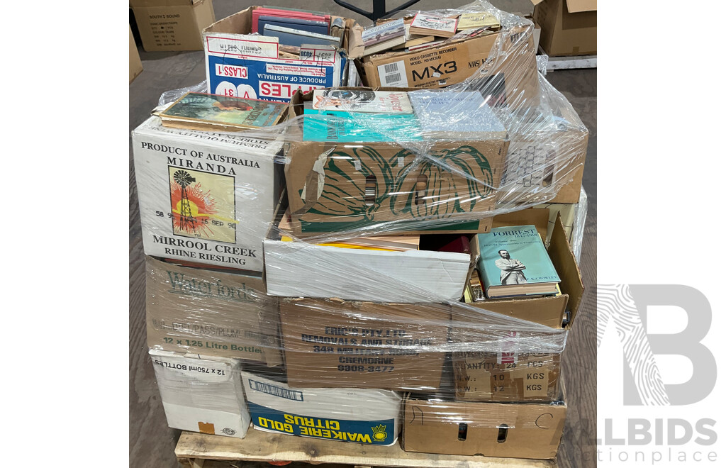 One Full Pallet - Mystery Collection of Vintage Books