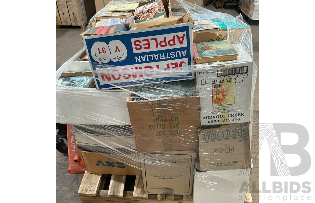 One Full Pallet - Mystery Collection of Vintage Books